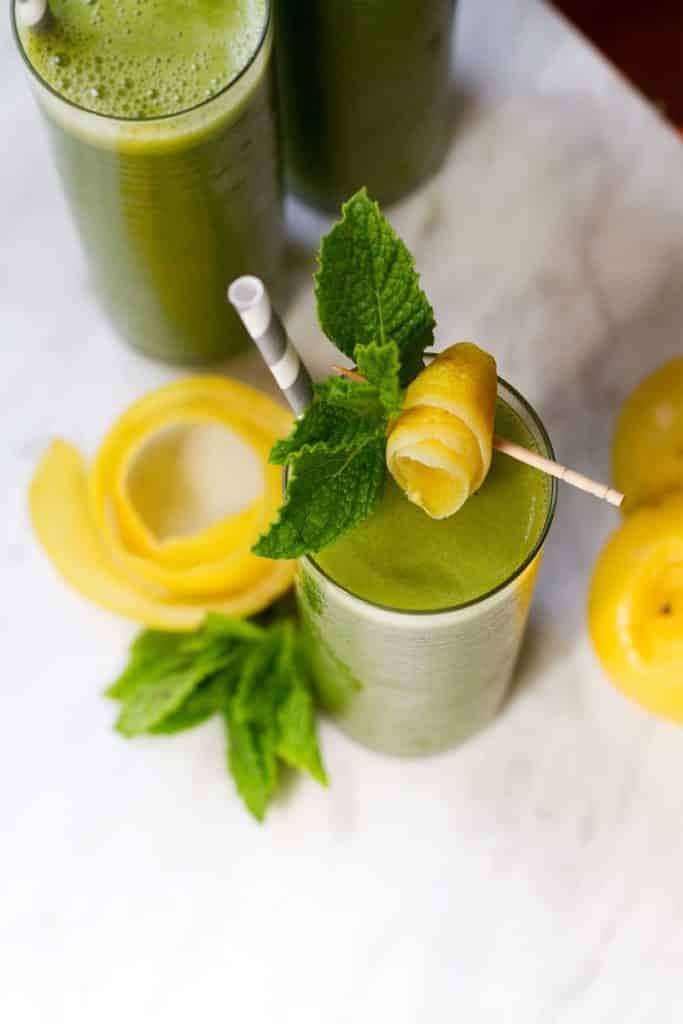 blended mint lemonade recipe v medium