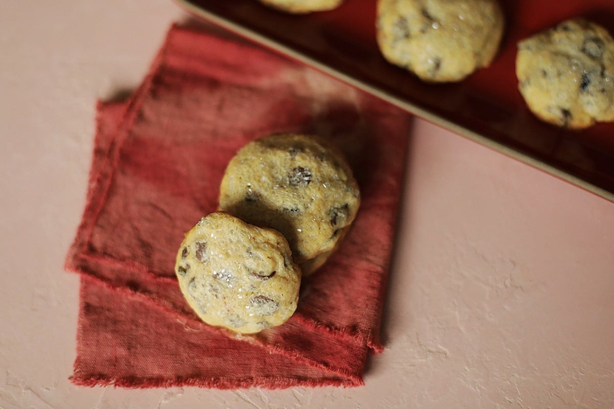 vanilla cherry chocolate chip cookies