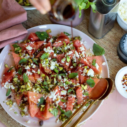 Watermelon Pistachio Feta Salad Recipe