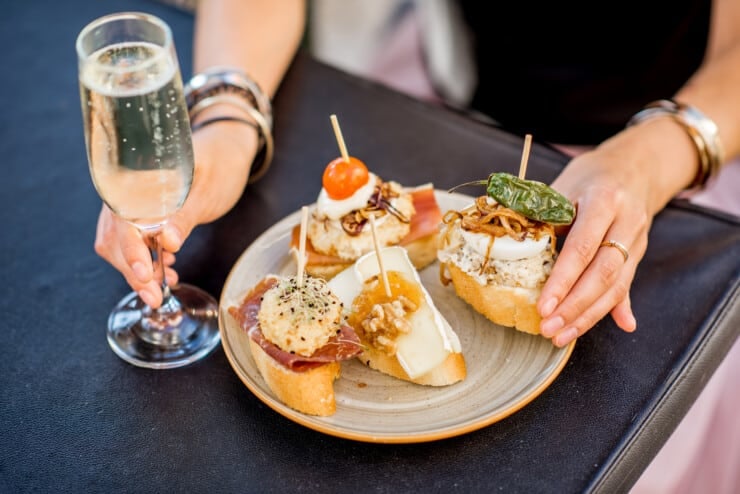 Basque pintxos