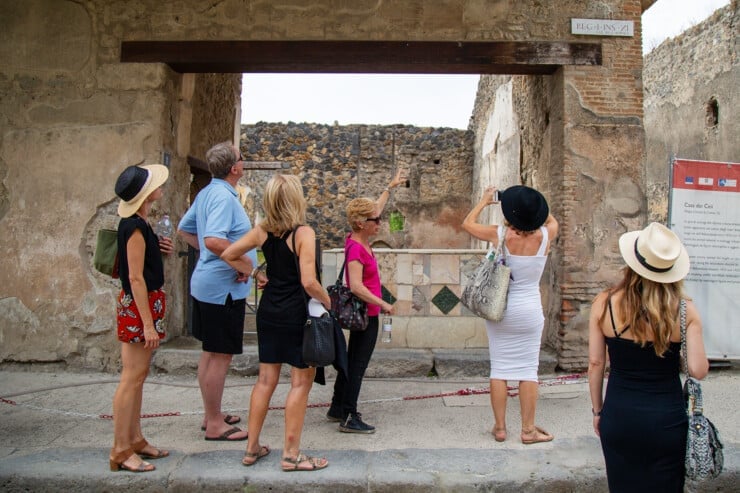 Private group tour of Pompeii