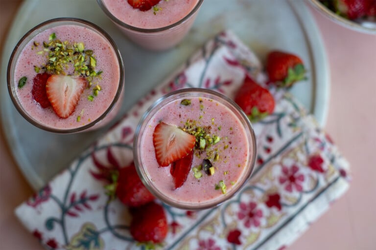 Strawberry Lassi Recipe