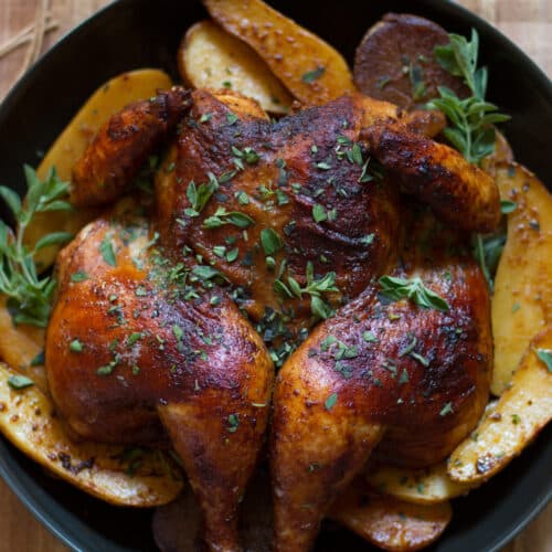 Smoked Paprika and Oregano Spatchcock Chicken Recipe
