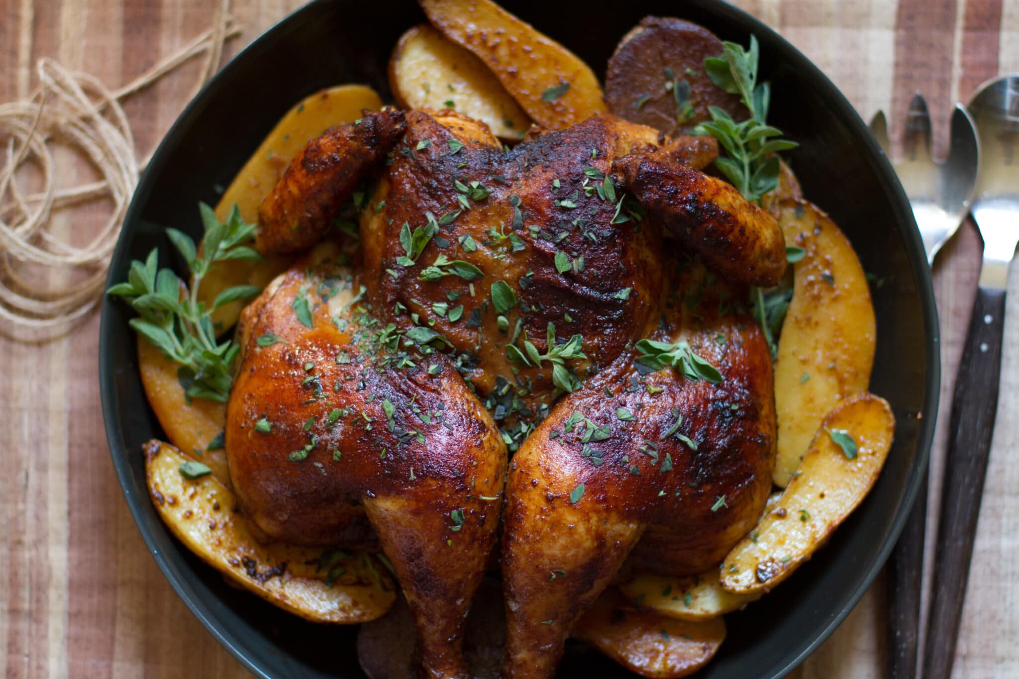 Oregano Spatchcock Smoked Paprika Chicken — Salt & Wind Travel
