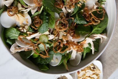 Healthy Chicken Salad with Shallots and Miso Dressing Recipe