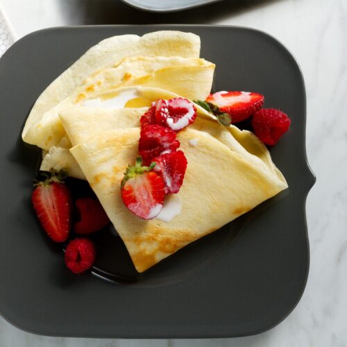 Crêpes With Meyer Lemon Curd And Berries Recipe