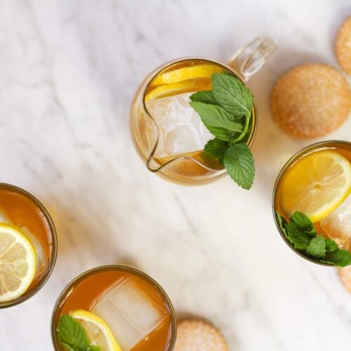 Ginger Mint Green Iced Tea Recipe