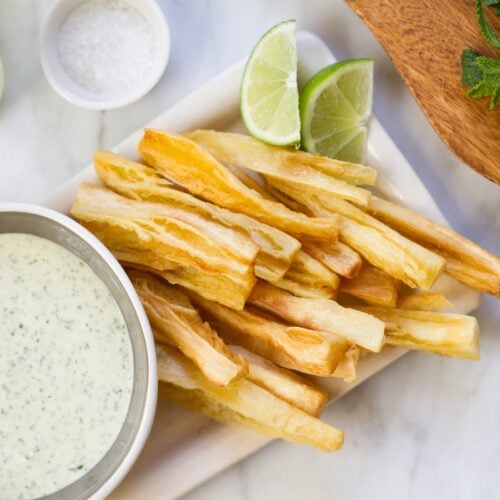 Yucca Fries with Mojo Mayonnaise Recipe