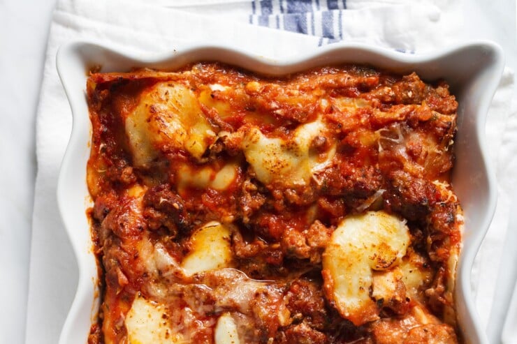 Italian Sausage and Three Cheese Lasagna Recipe