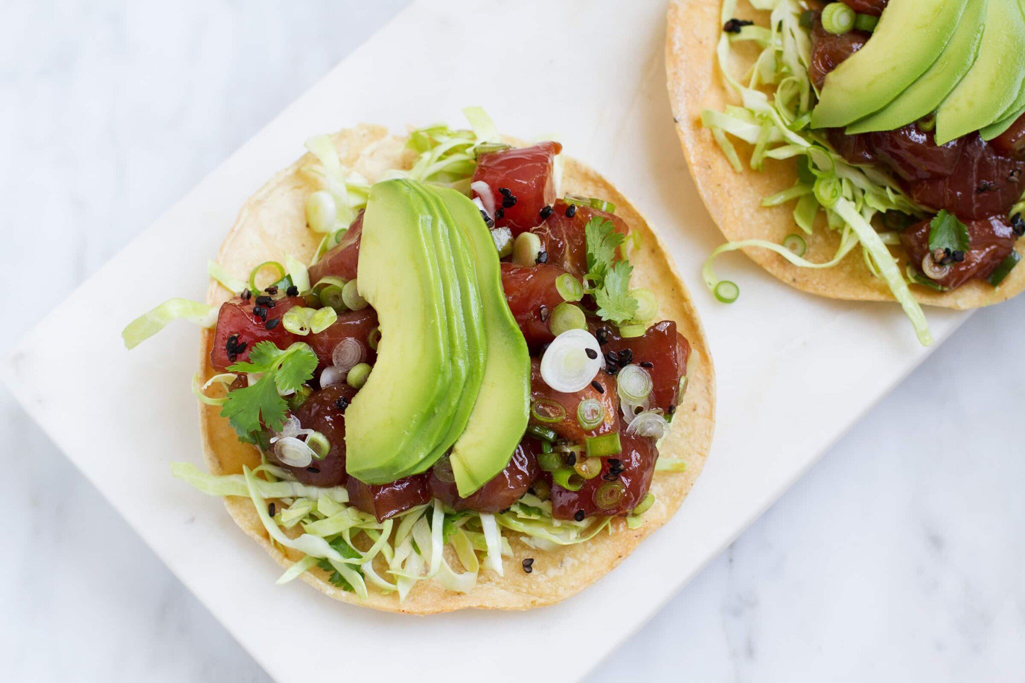 Spicy Ahi Poke Tostadas Recipe-image