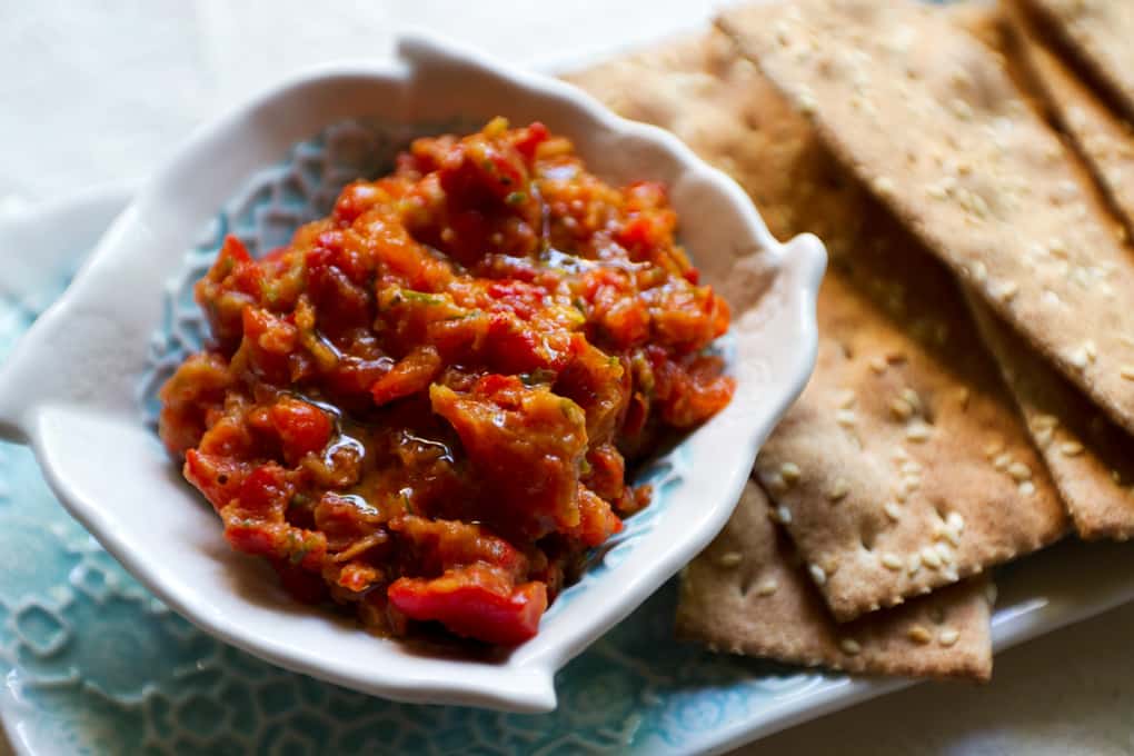 {Ajvar} Roasted Pepper And Eggplant Spread Recipe — Salt &amp; Wind Travel