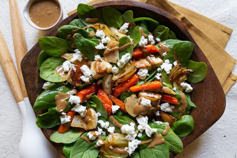 Root Vegetable Salad with Balsamic-Date Dressing Recipe