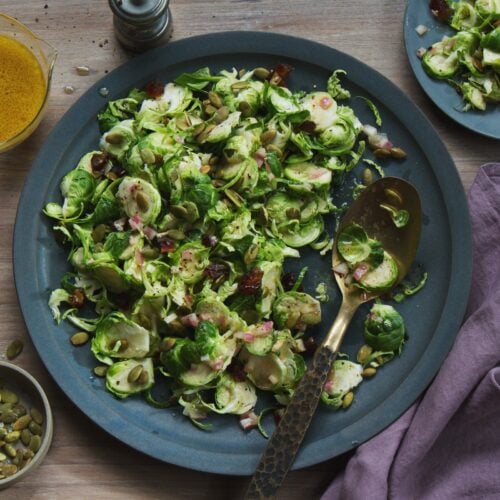 Shaved Brussels Sprouts Slaw Recipe