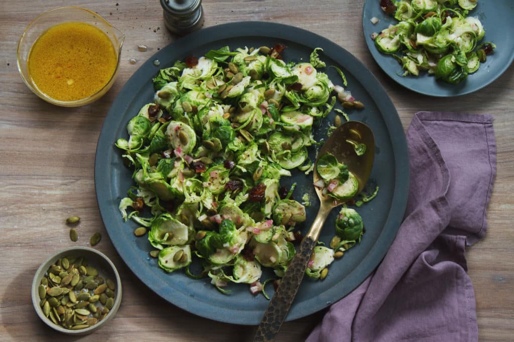 Shaved Brussels Sprouts Slaw Recipe