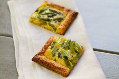 Asparagus and Tarragon Puff Pastry Tart Recipe