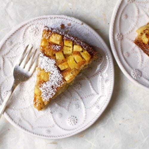 {Bolo de Ananás} Azores Almond Polenta Pineapple Cake Recipe