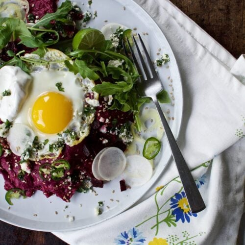 Spicy Beet Chilaquiles Recipe