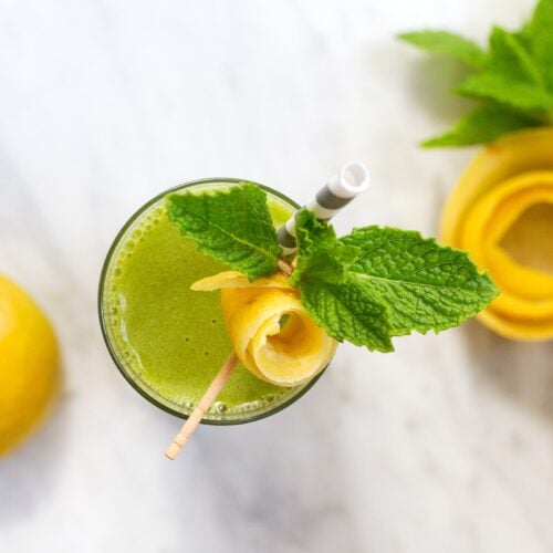 Blended Mint Lemonade Recipe