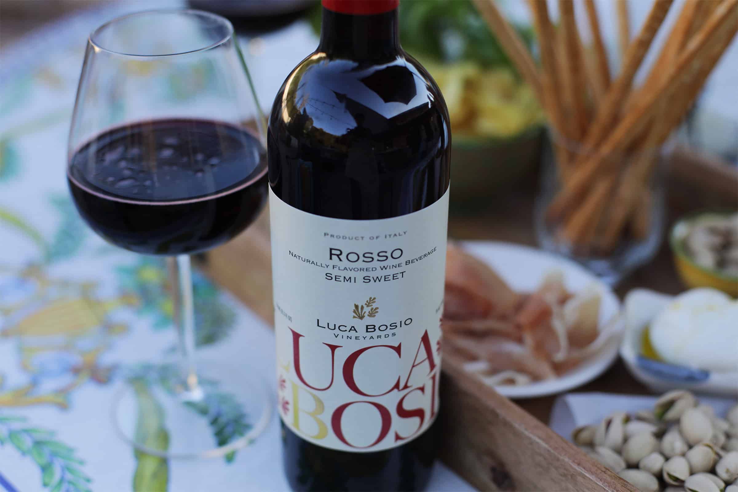 Bottle Of Luca Bosio Rosso Wine
