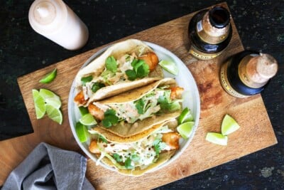 Crispy Baja Fish Tacos with Chipotle Crema Recipe