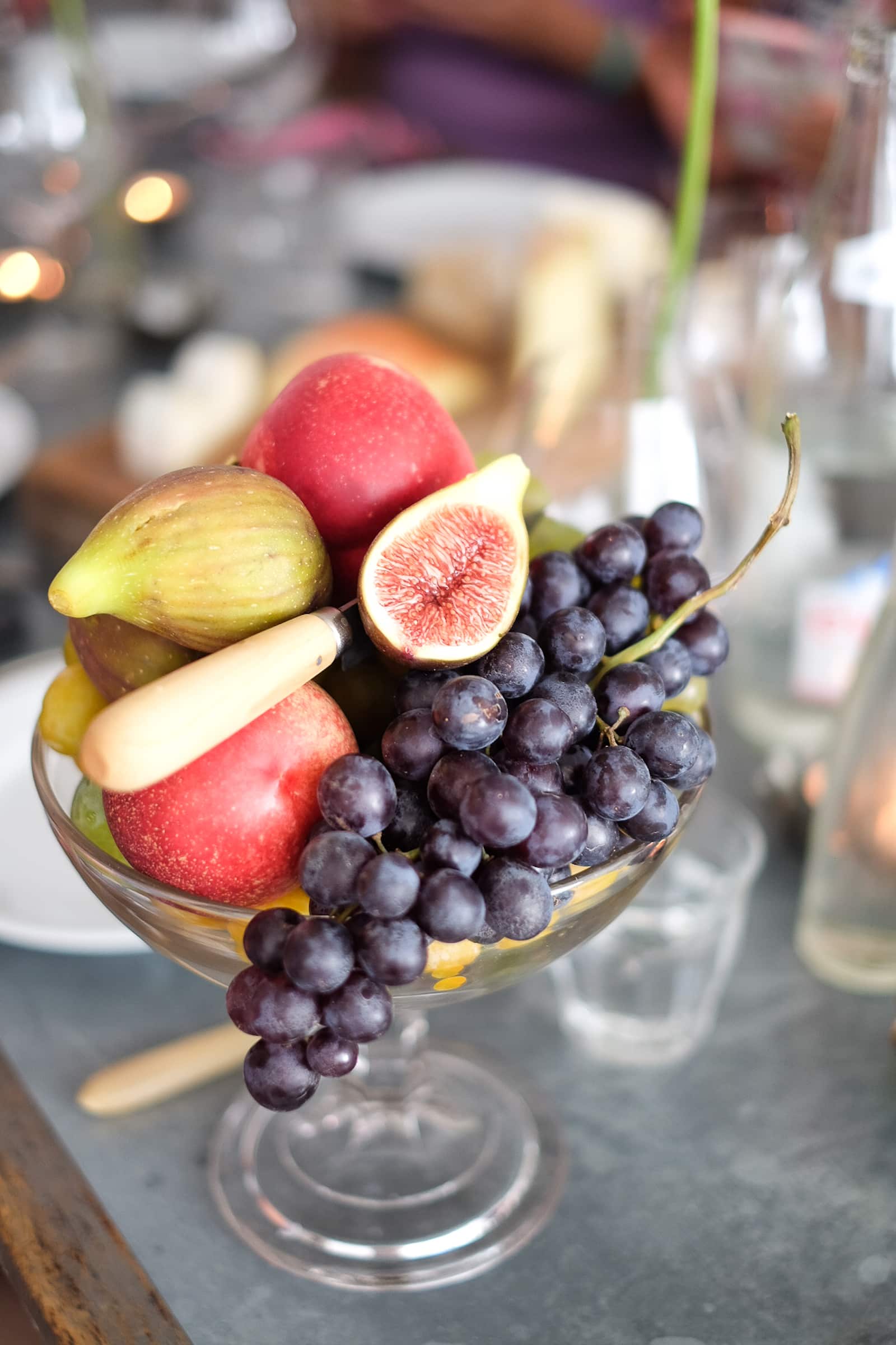 Fresh Fruits in Burgundy