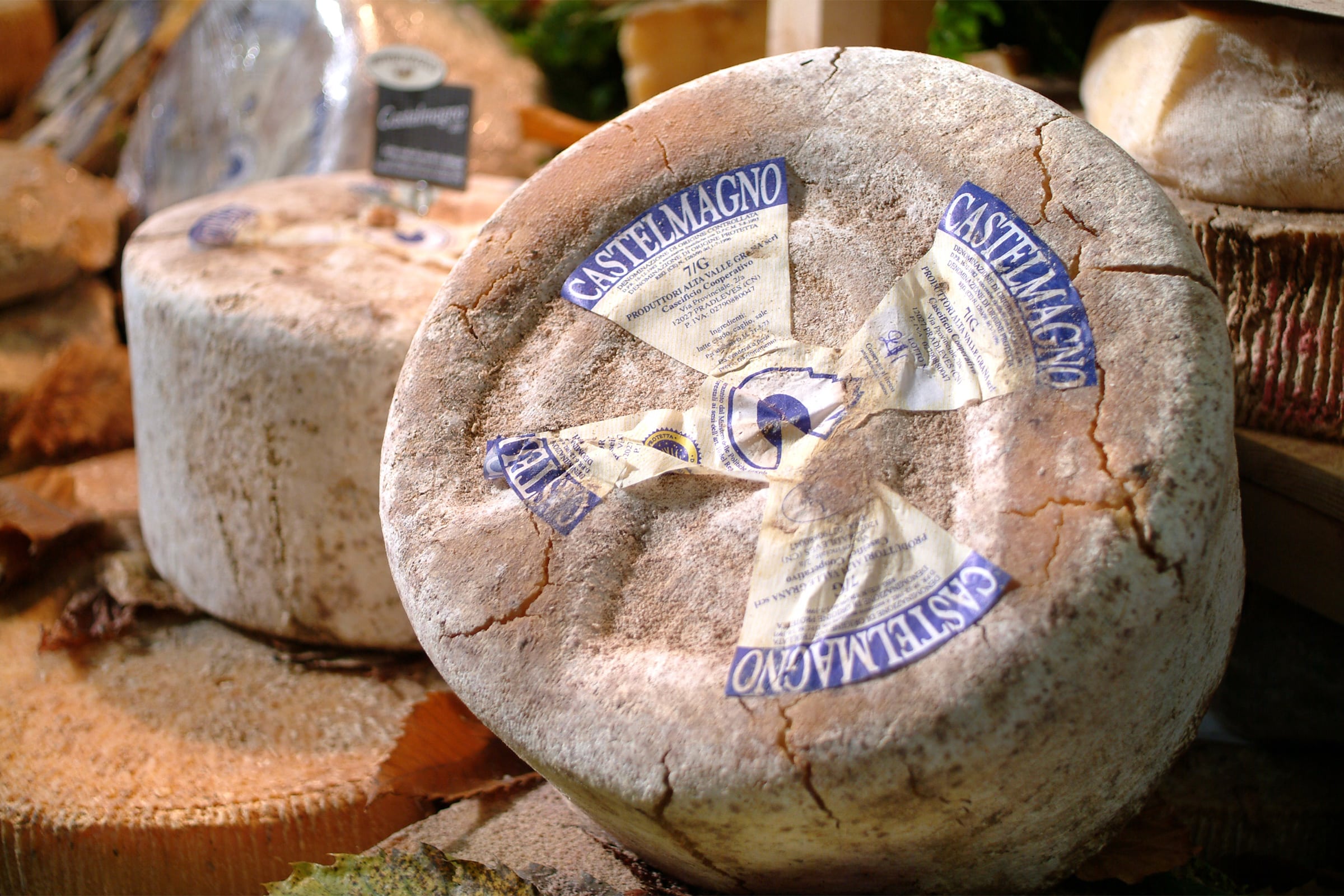 Wheel of Castelmagno Cheese