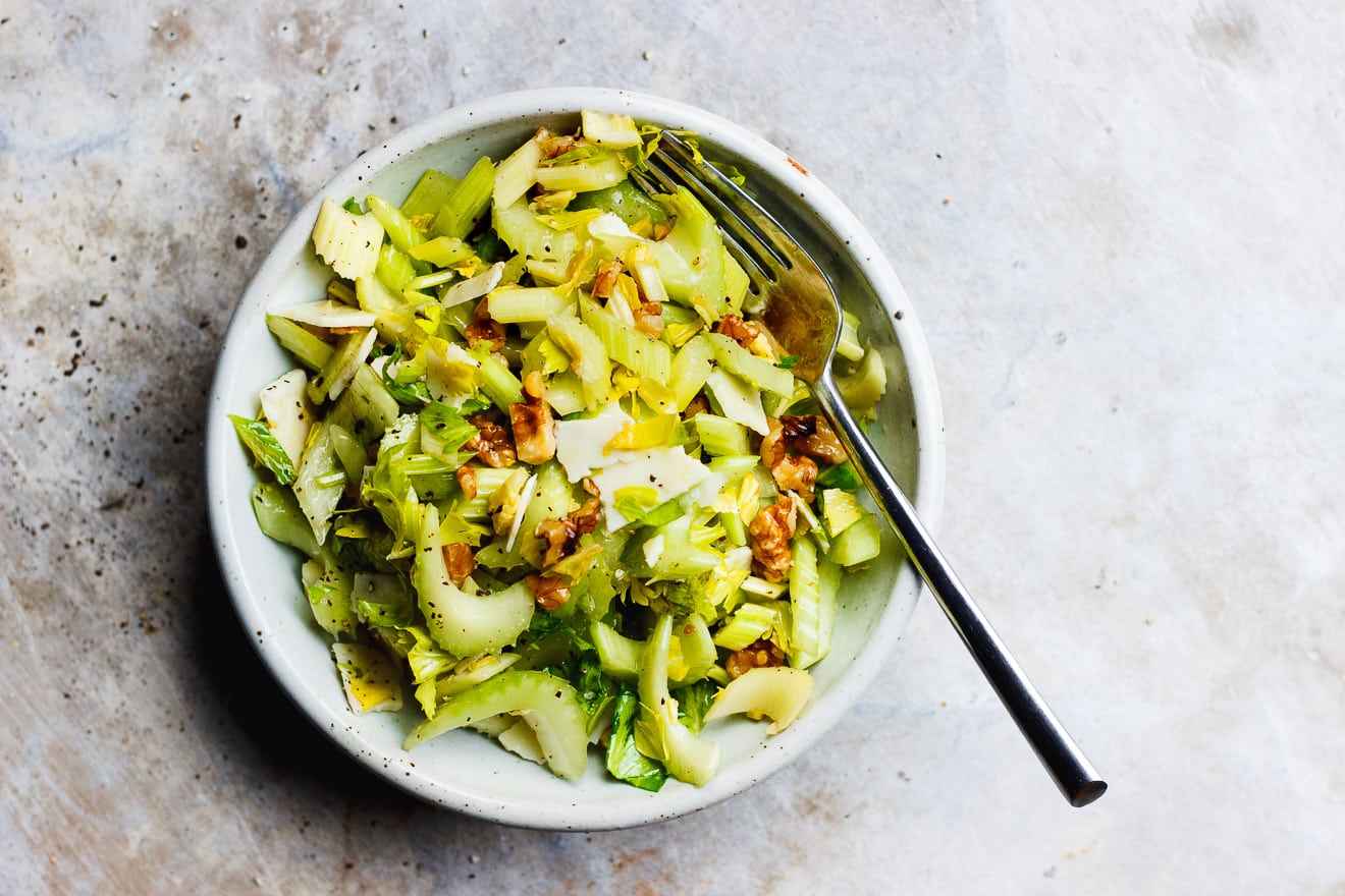 Celery Salad In A Bowl