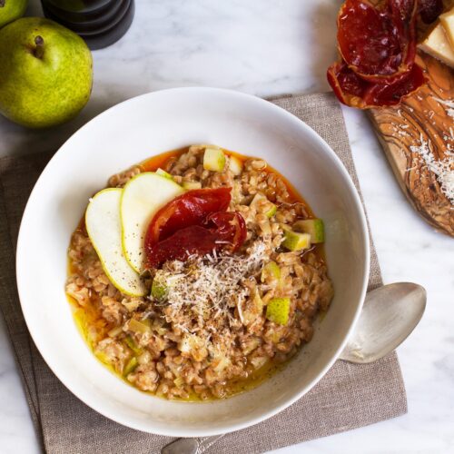 Risotto with Pears and Speck Recipe