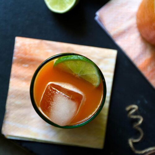 Charred Jalapeño And Carrot Margarita Cocktail Recipe