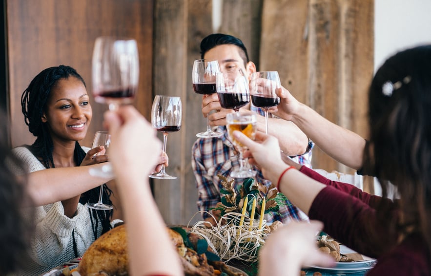 Holiday Food and Wine Pairing Cheers