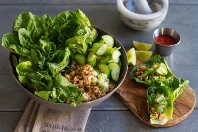 {Larb Moo} Chicken Thai Lettuce Wraps Recipe