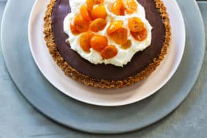 Mascarpone Whipped Cream And Candied Kumquats Chocolate Tart Recipe