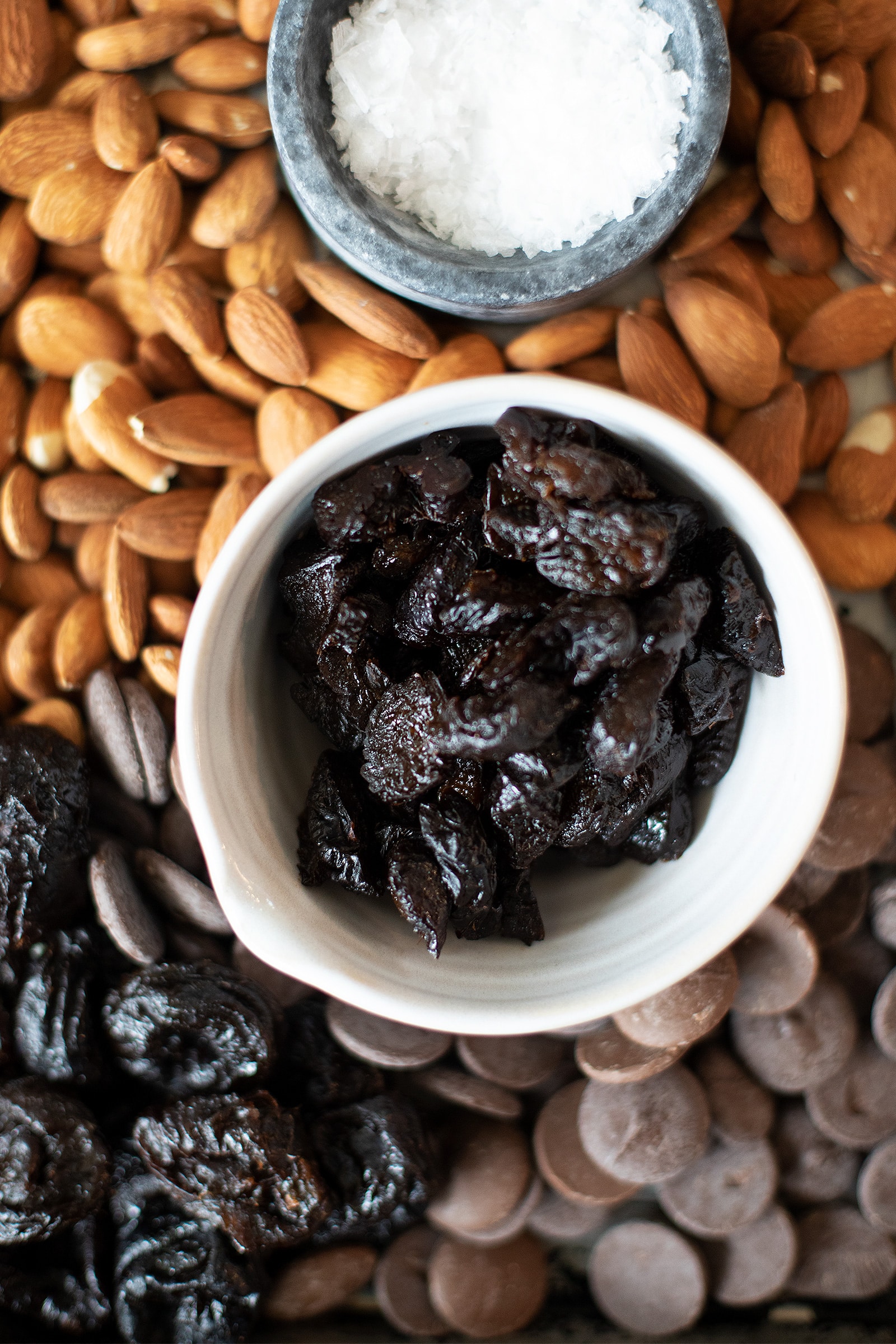 Chocolate Covered Prune And Almond Clusters Recipe