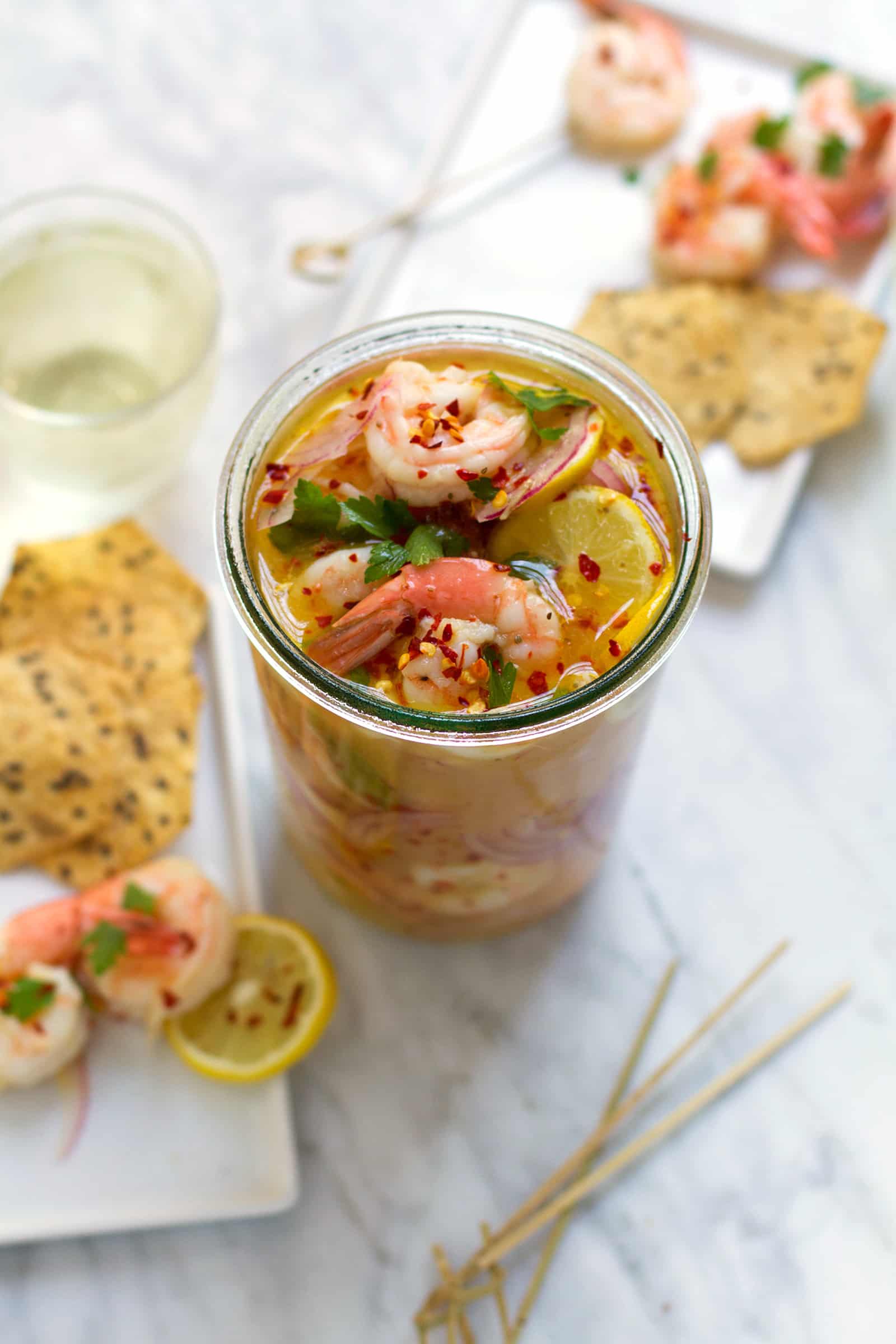 Shrimp In A Jar