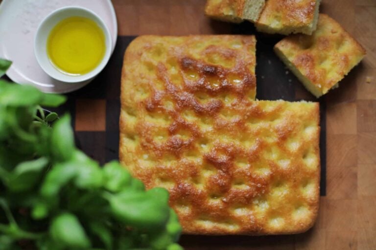 {Focaccia Genovese} Classic Genoa-Style Focaccia Bread Recipe