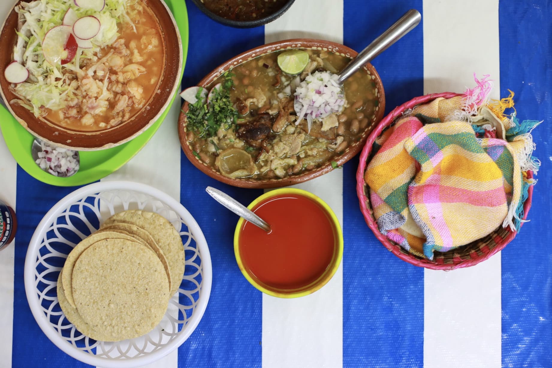 Spread Of Classic Food From Guadalajara On A Table