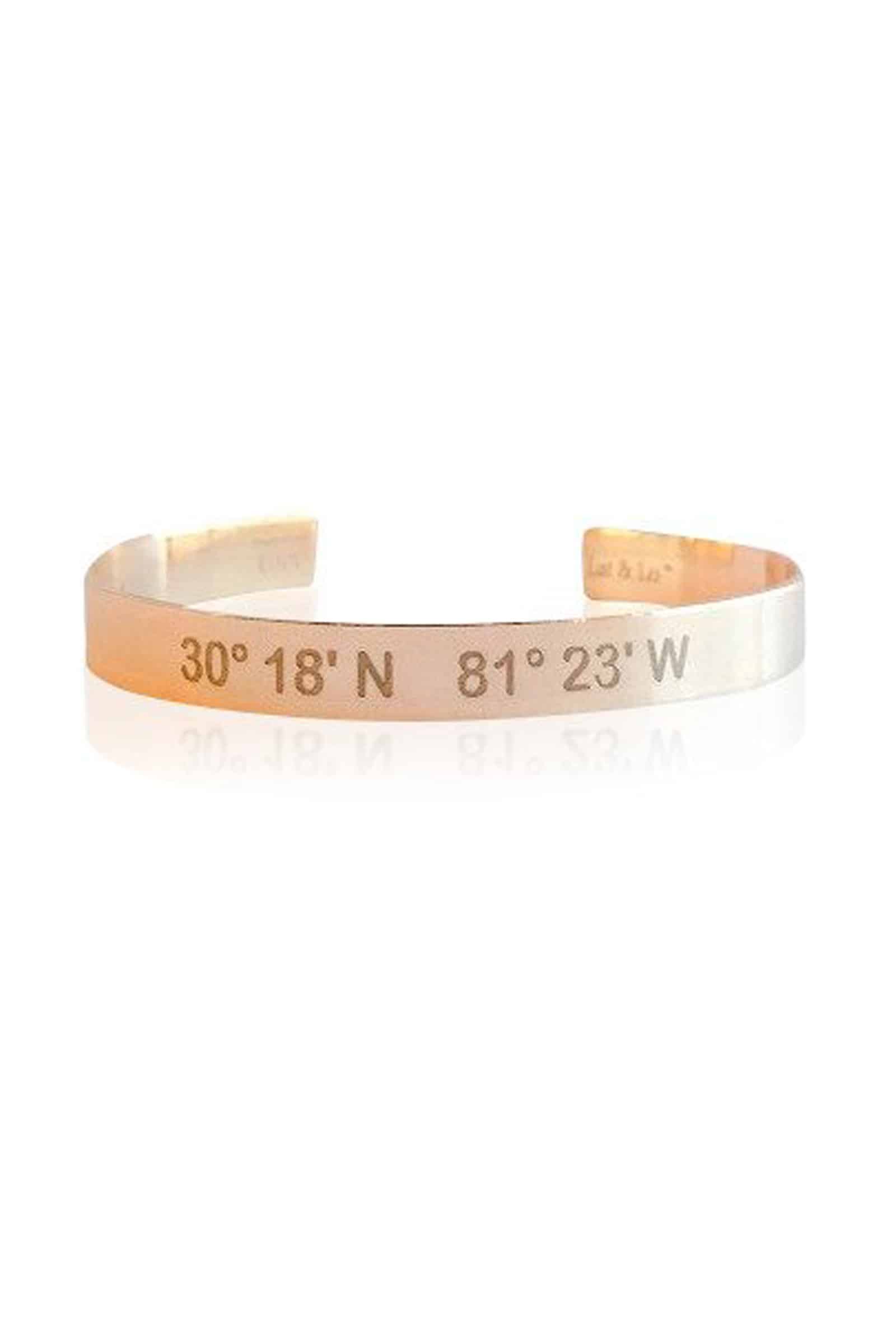 coordinates bracelet