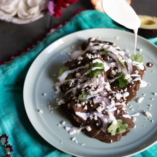{Enfrijoladas} Black Bean-Smothered Enchiladas Recipe