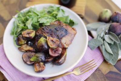 Prosciutto Sage Chicken With A Red Wine Fig Sauce Recipe