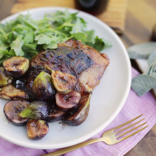 Prosciutto Sage Chicken With A Red Wine Fig Sauce Recipe