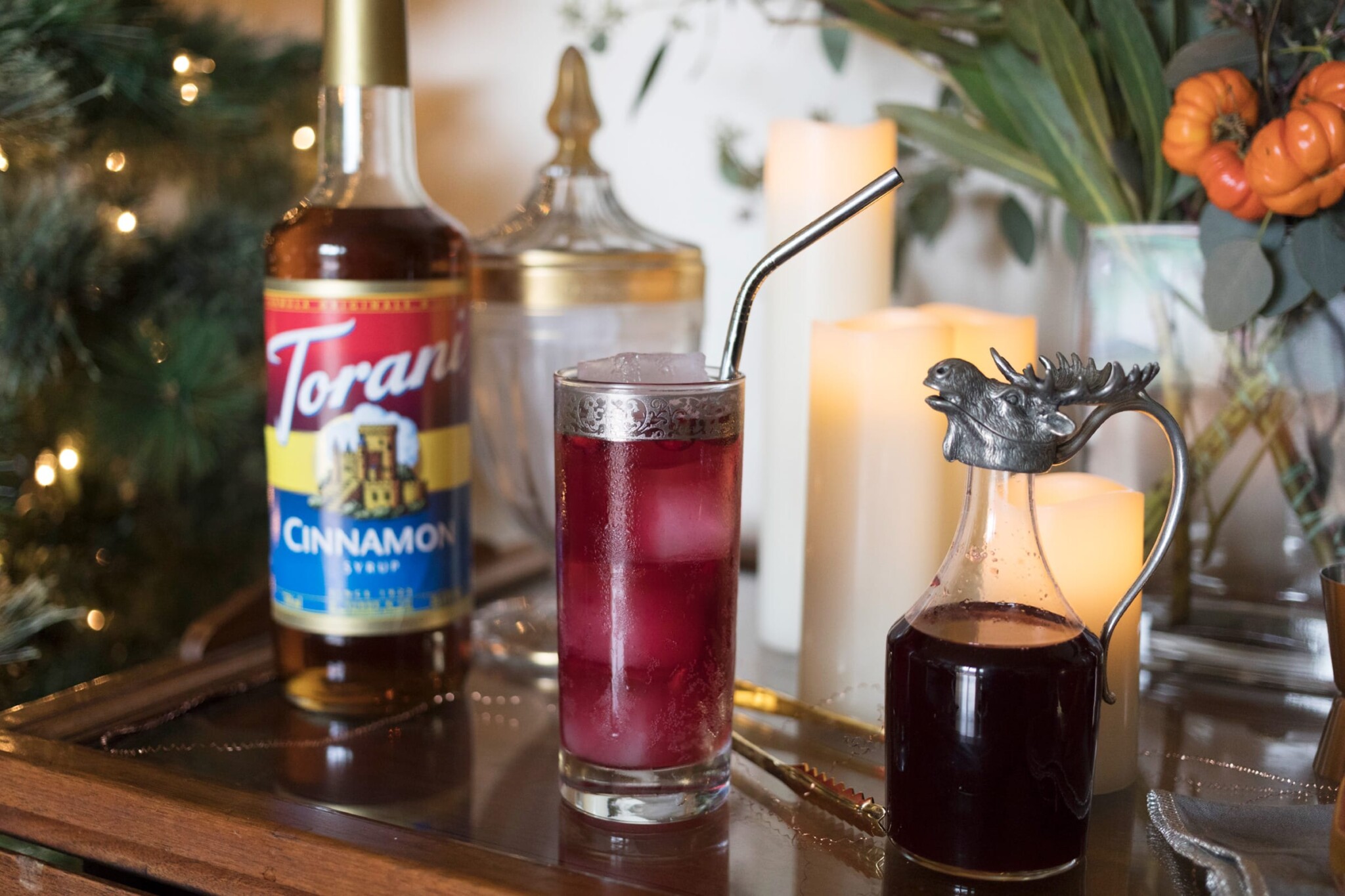 Spiced Cranberry Cinnamon Italian Soda Recipe — Salt &amp; Wind Travel