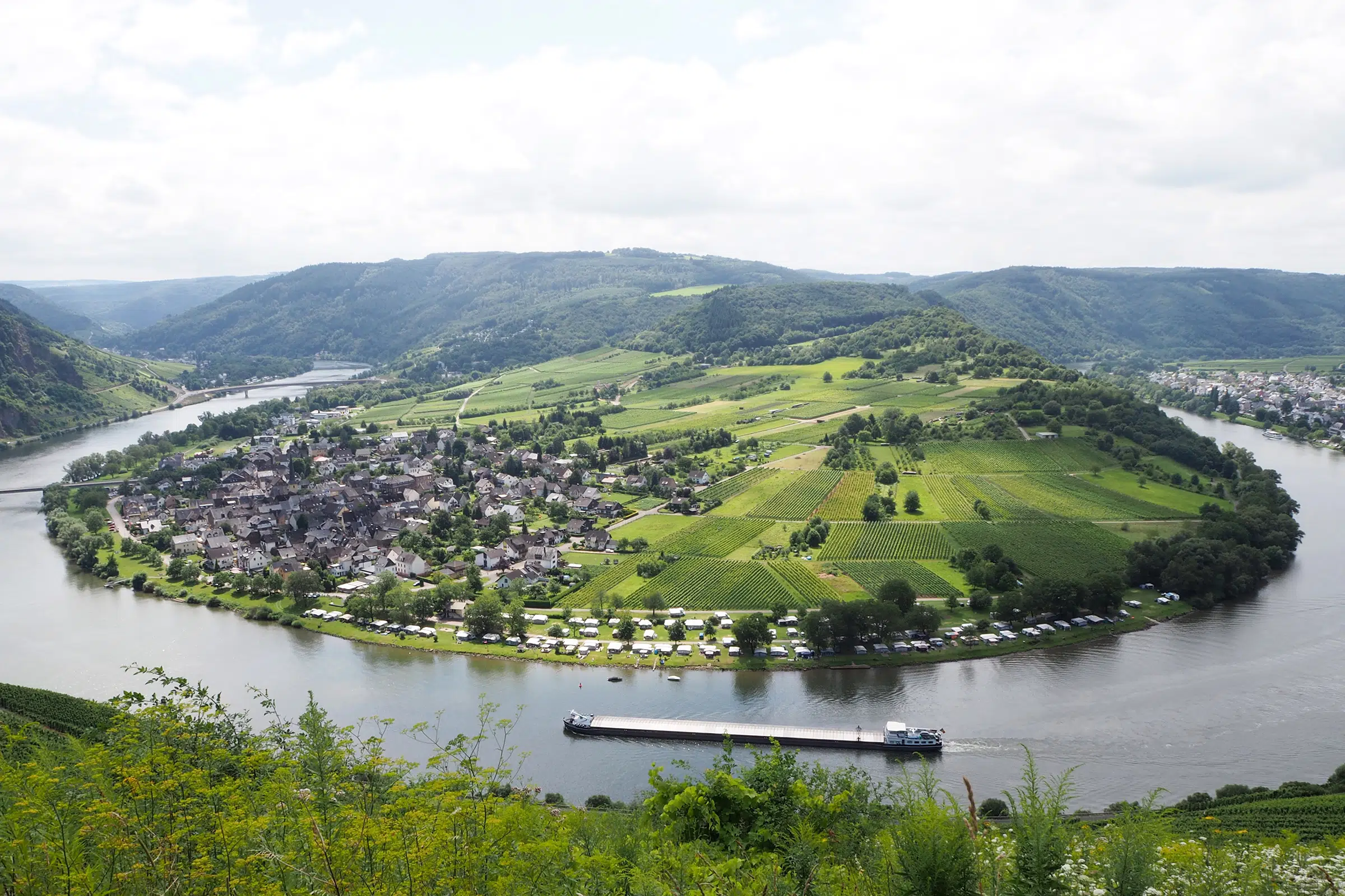 German Wine Country Mosel River View