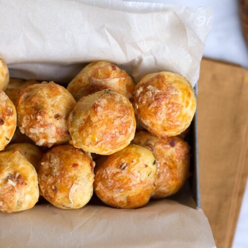 Gougeres French Cheese Puff Appetizers