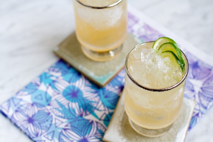 Guava Mezcal Mule Cocktail Recipe