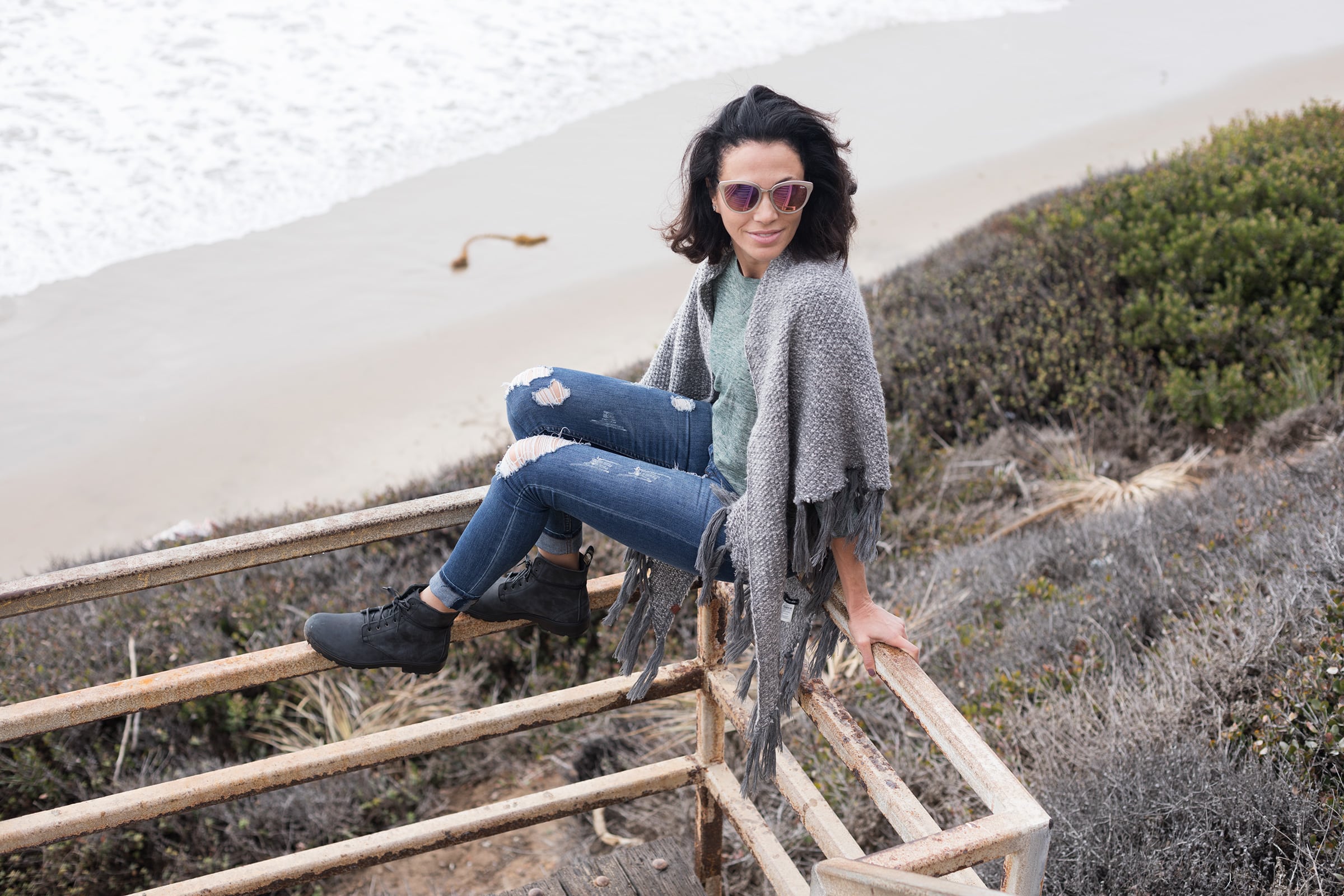 Sponsored: #HowIRoam with Blundstone | Aida Mollenkamp at El Matador Beach, Malibu | @saltandwind