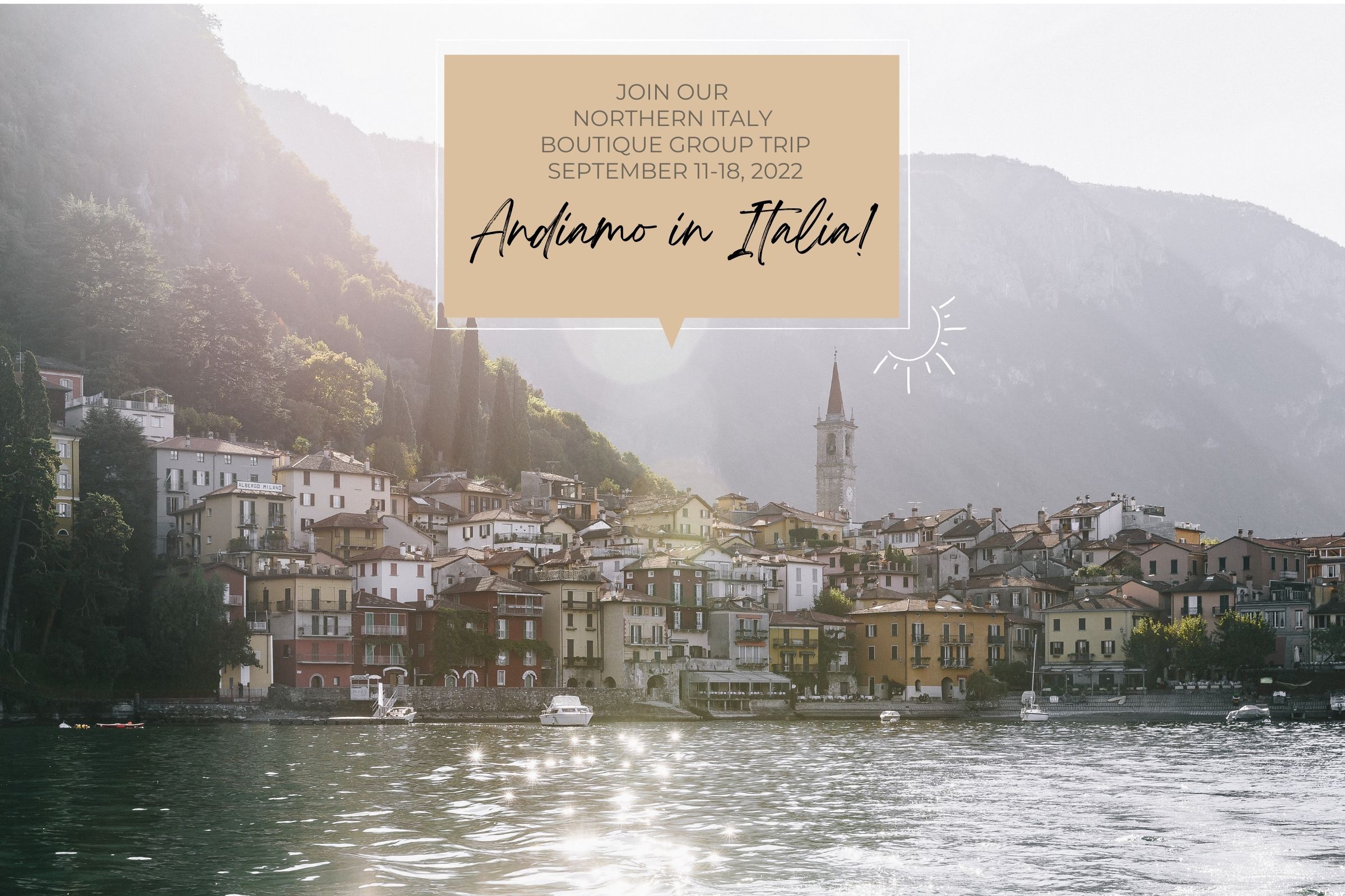 2022 Northern Italy Boutique Group Trip