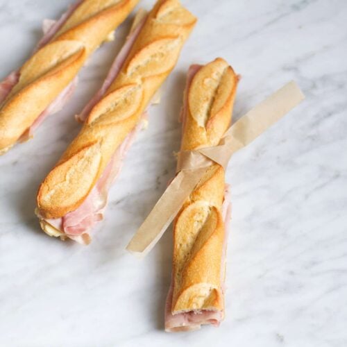 Classic Parisian Jambon Beurre Sandwich Recipe