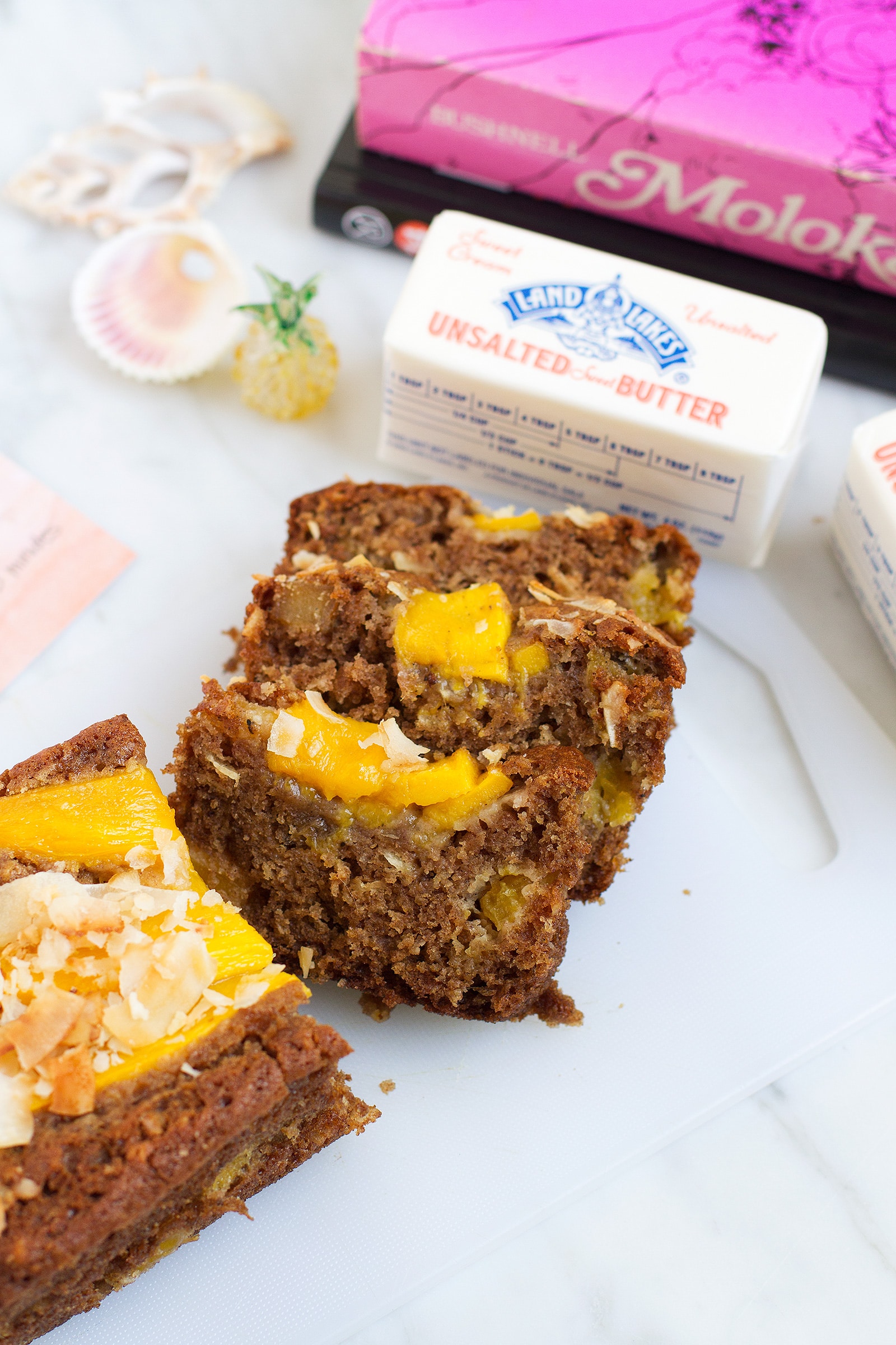 Pay Forward Some Travel Inspiration: Coconut Brown Butter Mango Bread Recipe | @saltandwind