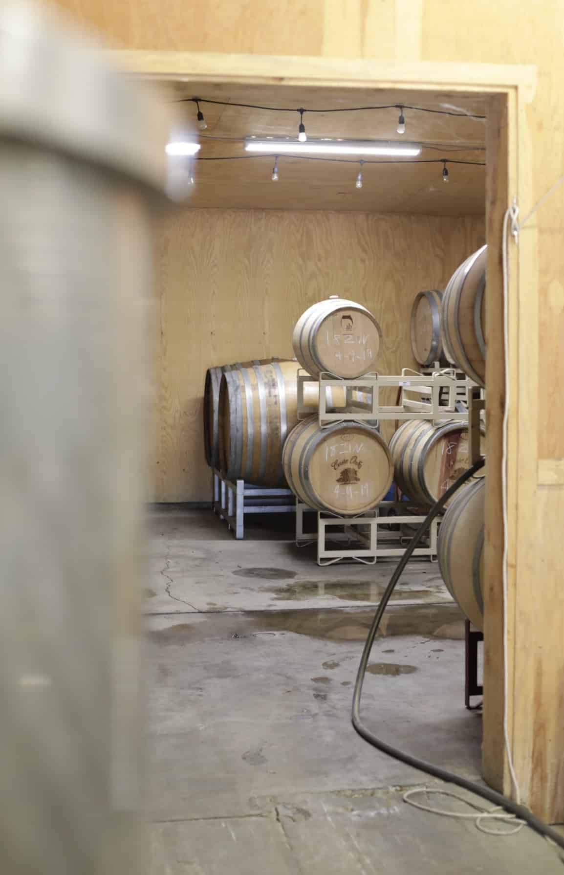 Wine Barrels Casto Oaks Mariposa California
