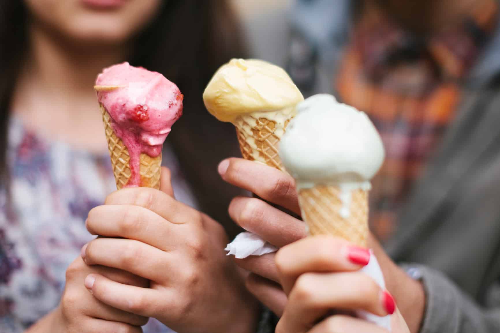 Gelato Cones Melting